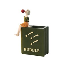 創意泡泡女孩書桌筆筒, 4 號, 1個