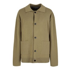 Liberclassy 男款雙口袋襯衫領開襟衫 LHW51716