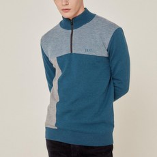 DAKS 男式拼色半拉鍊針織衫 DGSW1D950