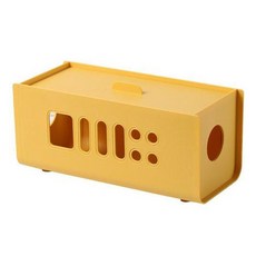 바이마음 캔디팝 멀티탭정리함 M85, 1개, 옐로우