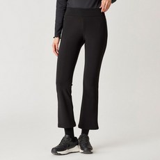 헤지스골프 여성용 밍크 기모 부츠컷 밴딩 팬츠 HWPA1D932BK