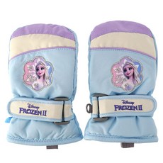迪士尼女童款冰雪奇緣2 Elsa花拇指防寒手套 KGFZG50038