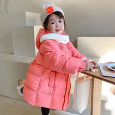 오렌지다몸앤젤아이 아동용 오버핏 데일리 롱패딩