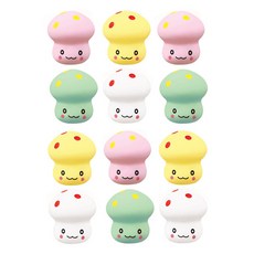 Vanilla Luccy 可愛蘑菇減壓玩具20g* 12入, 隨機出貨