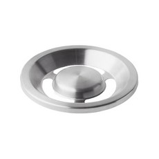 HANSSEM 水槽排水孔蓋, 銀色（緞面）, 1個