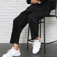 withjean 男士打褶鬆緊腰帶休閒褲 826