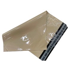 Tissue Dori LDPE 3層黏貼衣物快遞袋 檸檬奶油色, 100個