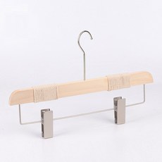 All High木質褲子衣架 18 18 Log Arc掛著的棉繩, 5個, 混合顏色