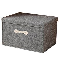 可折疊多用途收納籃 Type4 L31, 灰色, 1個