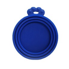 Quick Salrim矽膠寵物食品密封罐蓋, 1個, 07海軍藍