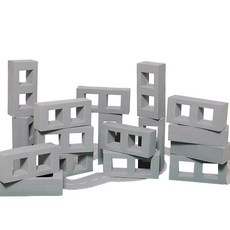 建築師大型磚塊積木 25p, 灰色, 1個