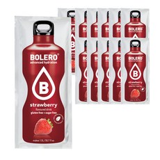 BOLERO 2kcal無糖水果水 大容量飲料 草莓, 9g, 1入, 12個
