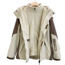 女式雙色戶外防風外套 KR 534