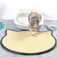 寵物讀物 moa 貓臉荒漠化墊, 米色