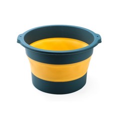 접이식 바스켓 족욕통, 1개, 그린