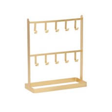 Mondspot桌上珠寶展示鐵製收納架 YT_RB1428_AY, 金黃色, 1個