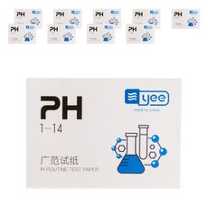 YEE PH測試紙 1-14 80張, 10個