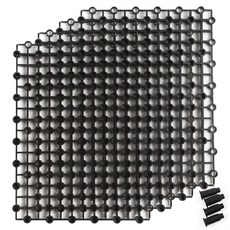 Gounmool DIY 烏龜缸 底板 黑色, 4個