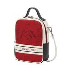 헤지스골프 패딩턴 파우치 HWGF1F613R2, 레드