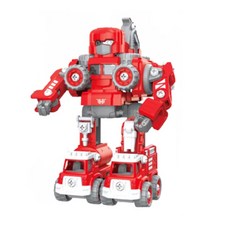EnO 5in1 Autobot Fire機器人玩具, 混合顏色