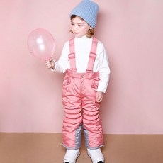 JELISPOON 女孩的新可愛滑雪車間褲子