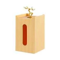 Ippeun Yasi 附飾品掛勾面紙盒, 1個, 黃色