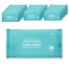 m.meiday 身體淋浴紙巾, 1入, 20個