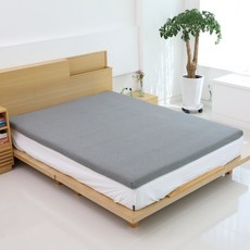 You On Slip折疊式記憶棉床墊, 灰色