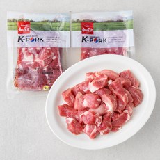 하이포크 목심 한입구이용 (냉장), 500g, 2팩