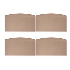 메쉬 운동화 뒤꿈치 수선 패치 인조가죽 재질, 연갈색, 4개