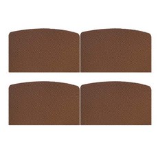 메쉬 운동화 뒤꿈치 수선 패치 인조가죽 재질, 갈색, 4개