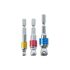 SESHIN Buffalo 球型套筒轉接頭 彩色環型 3件組 109-9588 CBA3S, 1套