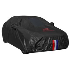 VIP 黑色透明窗汽車防塵套, 1入