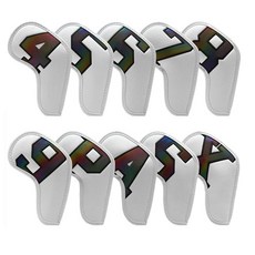 高爾夫鐵桿套 10種組, 別緻的白色
