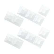 PAULUS 單人用小菜碟 3入, 白色, 2組