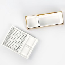 PAULUS 方形菜盤 2件+方形飯碗 3件組, 混色, 1組