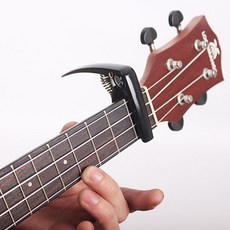 LOCOMANGO 夏威夷四弦琴的Capo Black, 1個