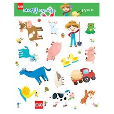 EnO 마시멜론 그림 자석놀이 농장이야기, 1개