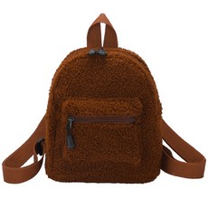 뽀글이 스웨이드 백팩