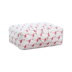 北歐風防潮棉被收納袋, 09 白色紅鶴, 1個