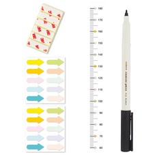 身高尺 + 記號筆 + 紀錄貼紙組, 01 北歐尺(身高尺)