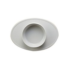 CASA MUUTTI 圓型防傾倒餐盤, Grey, 1入