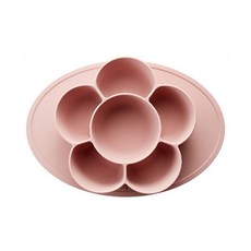 CASA MUUTTI 花朵防傾倒餐盤, Indie Pink, 1入