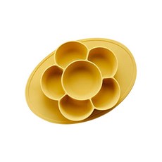 CASA MUUTTI 花朵防傾倒餐盤, Mustard, 1入