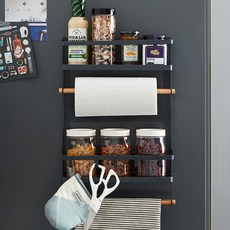 LocknLock 樂扣樂扣 磁吸置物架 摺疊款 灰色, 1組