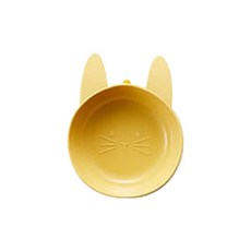 CASA MUUTTI 動物型防傾倒餐盤, 1入, Rabbit Mustard
