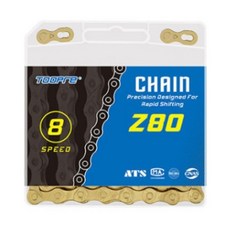 TOOPRE MTB路自行車Shimano兼容鏈6 DAN 7 DAN 8 DAN +鍊鍊接, 金黃色, 1組