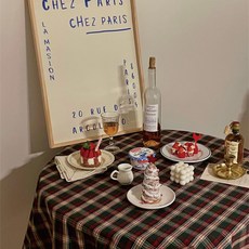 Amiens 聖誕餐墊, 綠色, 140 x 140 cm