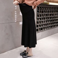 라볼페 임산부 스트레치 롱 스커트