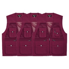 SPOTEX 大網眼背心 紫紅色 N21SP202S